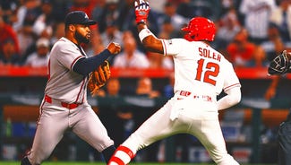 Next Story Image: Jorge Soler, Reynaldo López Suspended 7 Games Apiece for Angels, Braves Brawl